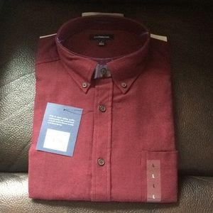 Wine colored Men's L True Comfort Flannel